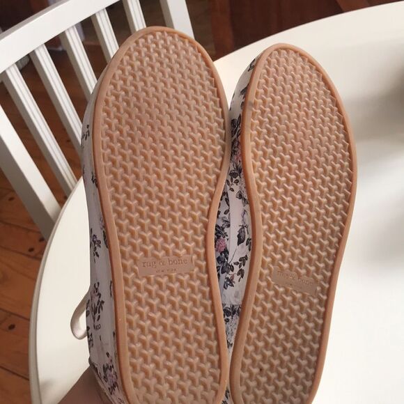 RAG AND BONE GARDEN FLORAL RB1 SNEAKERS LADIES SIZE 39 US 9 SHOES CASUAL GUC - Picture 5 of 5